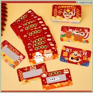 10Pcs ﻿﻿Funny Scratch-off Cards Anniversary Cartoon Vouchers DIY Gift 20256 New Year Party Surprise 