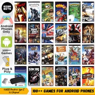 [ 100 Games ] Plug & Play For Android phones | 128 GB Pendrive type C | psp GTA God Of War support G