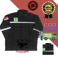 Wearpak kerja atasan werpak proyek safety weldel wearpak las tekhnisi bengkel free logo K3
