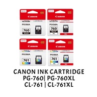 [ORIGINAL] Canon Ink PG-760 PG 760 PG-760XL PG 760XL BLACK CL-761 CL 761 CL-761XL CL 761XL COLOR