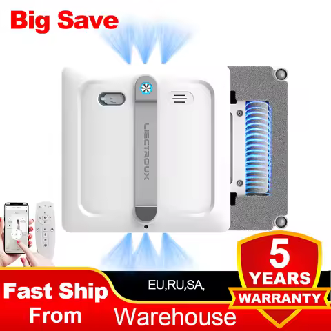 2026 Robot Window Vacuum Clean Liectroux S9,2 roller brusher,6-way water spray,9K Pa,APP control,Hom