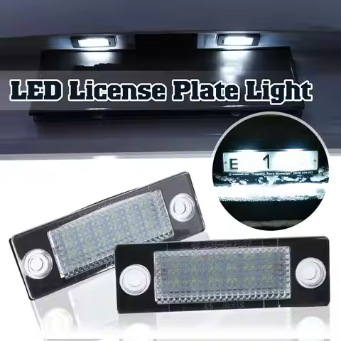LED Number License Plate Light 3B5998026 For VW Golf MK5 Jetta Touran Passat B5.5 B6 Caddy Transport