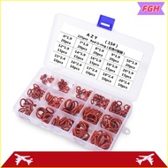 225PCS O-ring, sealing ring set O-ring rubber silicone【FGH-CB】