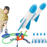 Rocket Foot Pump Launcher Toys Sport Game Jump Stomp Outdoor Child Play Pressed Air Rocket Launchers