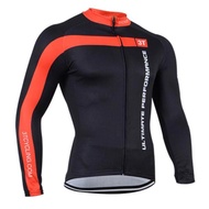 Men's Long Sleeve Cycling Jersey MTB Road Racing Bike Wear Clothing