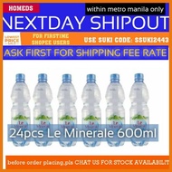♚ Le minerale water 600ml x24pcs metromanila only