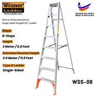 Winner 8-Step Aluminium Single-Sided TanglePruf™ Ladder
