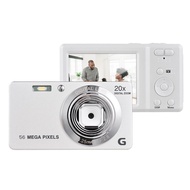 2.7-inch TFT Portable Digital Camera 56MP 4K Ultra HD 20X Zoom Auto Focus Self-Timer Face Detection 
