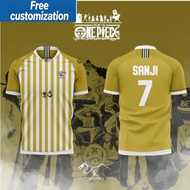 2026 NEW The One Piece Collaboration Football Jersey Features The "SANJI" and The Number "7" on The 