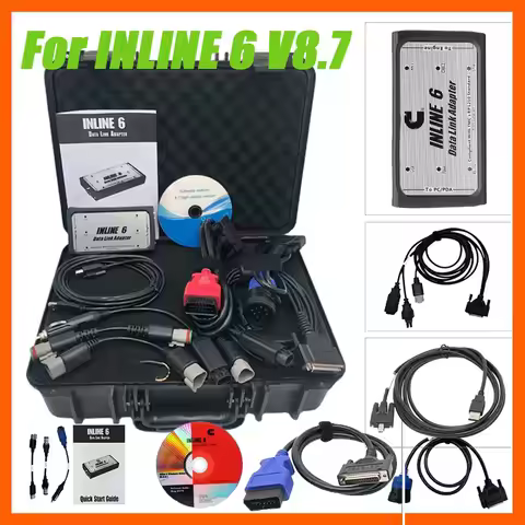 A+++Quality INLINE 6 V8.7 V7.62 Data Heavy Duty INLINE6 for Cummins Scanner, Complete INLINE Heavy D
