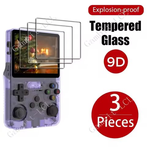 3PCS 9H HD Tempered Glass For Data Frog R36S 3.5Inch DataFrog BOYHOM R36 S Player Games Screen Prote