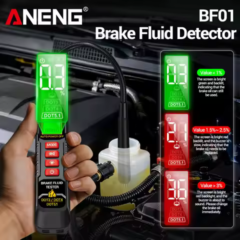 Car Brake Oil Tester Universal ANENG BF01 Accurate Oil Check Brake Liquid Detector DOT3 DOT4 DOT5.1 