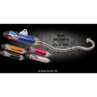 PRO SPEED-SX RACING EXHAUST FULL SYSTEM-KLX150 BLUE,BLACK,SILVER,GOLD