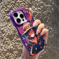 Premium Frosted Hard Case One Piece Luffy Comic Phone Case Suitable for IPhone13PROMAX 15 Pro Max 14plus 15plus Protective Case iPhone 12promax 13promax 14promax Xsmax Protective Case