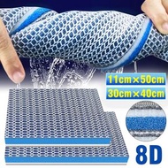 [11cm×50cm×2cm] 魚缸過濾棉 8D無膠棉 高密度淨水耕菌蜂巢水立方棉 [平行進口]