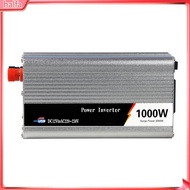 {halfa}  1000W Solar DC 12V/24V to AC 110V/220V Modified Sine Wave Car Inverter Converter