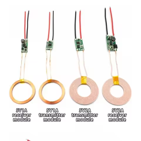 5v 1A/5V 2A Wireless Charger Module Large Current Wireless Power Supply Module Transmitter Receiver 