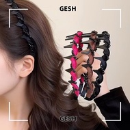 GESH Rhinestone Headband Non-slip Durable For Women Girls