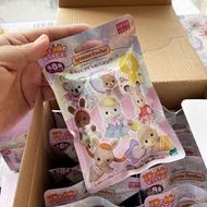 New Sylvanian Families Flocking Play House Girl Decoration Hand Toy Hairdressing Baby Blind Bag