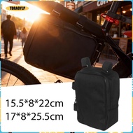 [tdraoylp] Ebike Battery Bag Front Handlebar Triangle Saddlebag Waterproof Nylon Electric Bike Batte