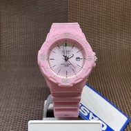 [Original] Casio LRW-200H-4E4 Standard Pink Resin Analog Ladies Kids Watch