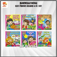 [AZ] KOHWAI&YOUNG: EASY PHONICS READER 6 IN 1 SET