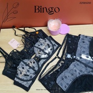 Floral lace lingerie set BS010