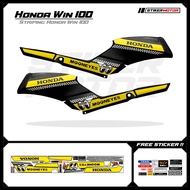 WIN07 Striping Sticker Honda Win 100 Sticker Variations Sticker Striping Scotlet Scotlite Honda WIN 