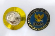 PIN/BROSS KUNINGAN LOGO BNN (BADAN NARKOTIKA NASIONAL)