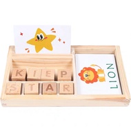 Wooden Alphabet Word Blocks