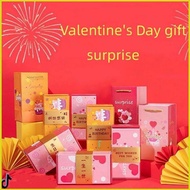 squar1 Valentines Day surprise jump box Birthday creative surprise box red envelope bounce romantic gift box