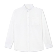 Áo sơ mi dài tay cổ tàu PN.STORE 1993 chất Đũi Form Reguler Menswear Nam Đen