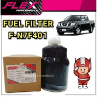 OSK F-N7F401 FUEL FILTER DIESEL FILTER NISSAN NAVARA F-N7F401 PENAPIS MINYAK HITAM FLEX PERFORMANCE