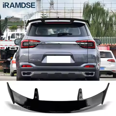 Carbon Paint Spoiler for Chery Tiggo 5x Tail Fin 2019-2023 Black Car Roof Wing Type TE Accessories