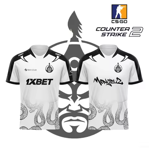 MongolZ Esports Club 2025 Uniform CSGO Major Training Tops Sports Breathable Jersey CS2 Player T-Shi