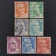1945-1946 Stamp France-Unique Used Stamp-Marianne Type Gandon Definitives Series-Rare Item