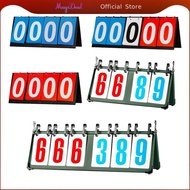 MagiDeal Tabletop Flip Scoreboard 4/5/6 Digit Score Flipper Sports Scoreboard for Table Tennis Many 