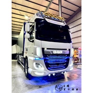 RY日耀貨卡燈藝 DAF六期專用廠徽燈、CF廠徽燈、LF廠徽燈、標誌燈、LOGO燈、車標 1個 CF 粉色