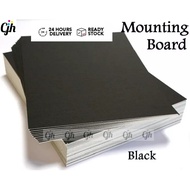 Mounting Board Black 800gsm - A1 / A2 / A3 / A4 / 20"X30" ( 50pcs / Pack )