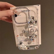 Fashion Shiny Rhinestone Flower Phone Case for Oppo Reno 14F Reno 14 13 Pro 13Pro 13F Reno14Pro Reno