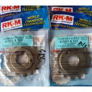 LC135 / Y15 / Y16 / R15 V1-V4 / R15M / MT15 [ 415H / 415 H ] RKM RK-M FRONT SPOCKET * 14T/15T *
