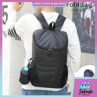 Foldable Backpack Outdoor Travel Bag Drawstring Bag Beg Hiking Camping Bag Pack Beg Galas Water Resi