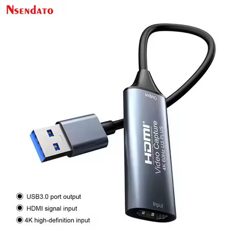 USB 3.0 HDMI Audio Video Mjpeg Capture Card 4K 60Hz USB3.0 HDMI Game Grabber Card Recorder Box For L