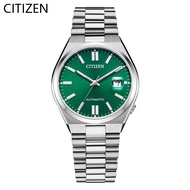 Citizen Mens Mechanical Watch NJ0150-81X ทันสมัย สแตนเลสสตีลอัตโนมัติหน้าปัดกลมกันน้ําสไตล์ธุรกิจนาฬ