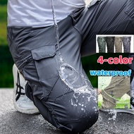 IX9 Men's tactical Pants Waterproof Sports Hiking Fast Dry Cargo Grid IX9