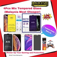 (4pcs in1 9D HD/Ag Game Matte Blue Ray/Privacy)Vivo Y35 Y77 Y15a Y51a Y11 Y11D Y12 Y15 Y15s Y17 Y31 