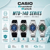 CASIO MTD-140 Man Analog Watch Jam Casio Lelaki Casio MTD-140 MTD140 MTD140D Jam Tangan Casio Jam Di