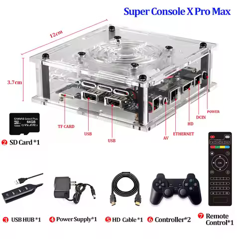 Super Console X proPlus Video Game Console Built in 70000Classic Games For PSP/N64/Sega Saturn Game 