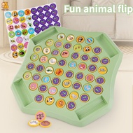 2-4 Player Flipping Board Games Children Memory Training Double Player Battle Puzzle Toy Kid Gift