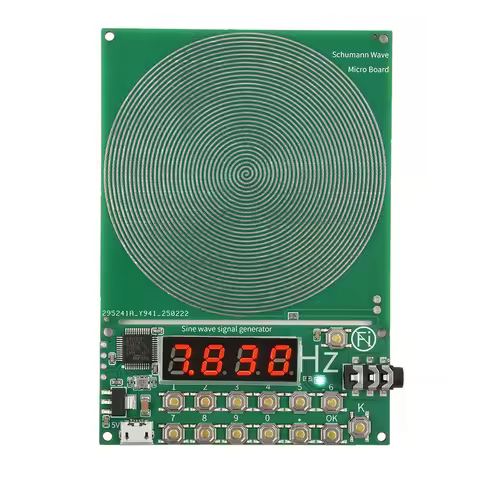 DC 5V 0.01Hz~100000Hz Adjustable Frequency Schumann Wave Generator Sine Wave Signal Generator Micro 